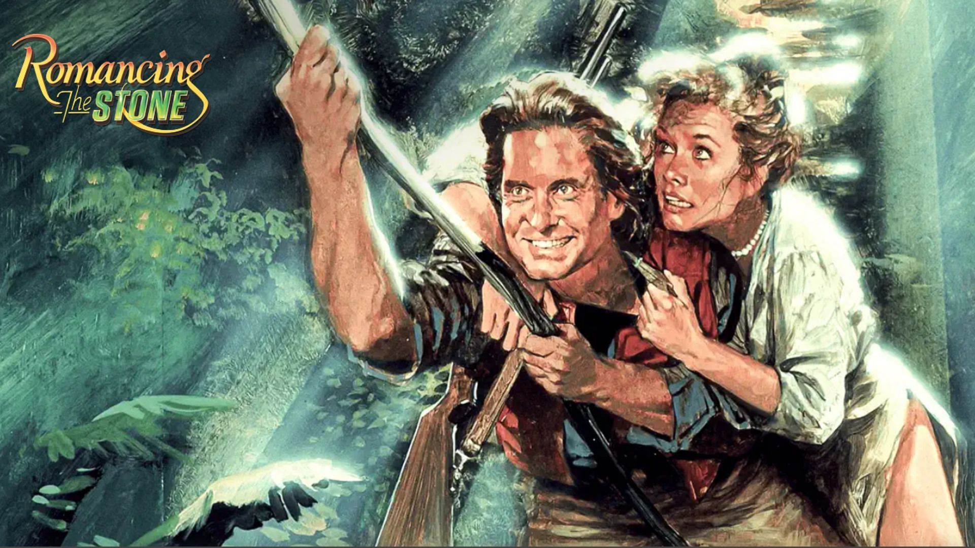 Romancing the Stone is a 1984 adventure-comedy movie (Image via Apple TV+)
